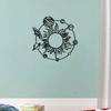 1pc Iron Sun Planets Wall Decor 11.81 Inch Solar System Sculpture for Indoor Outdoor Farmhouse Living Room Garden Patio Educational Astronomy Art