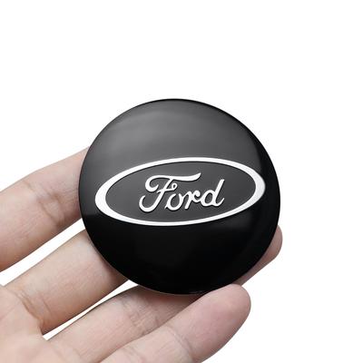 4pcs 56/60mm Car Wheel Center Hub Caps Cover Badge Stickers Center Cover For Fiesta Mondeo Fusion Explorer Escape Edge Kuga