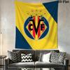 Villarreal CF logo Wall Hanging Printed Fabric Blanket Decorative Tapestries for Bedroom Living Room Home Decor