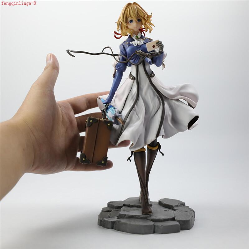 Anime Violet Evergarden 1/7 Scale Figure Collectible Model Doll Toys Gift 25cm
