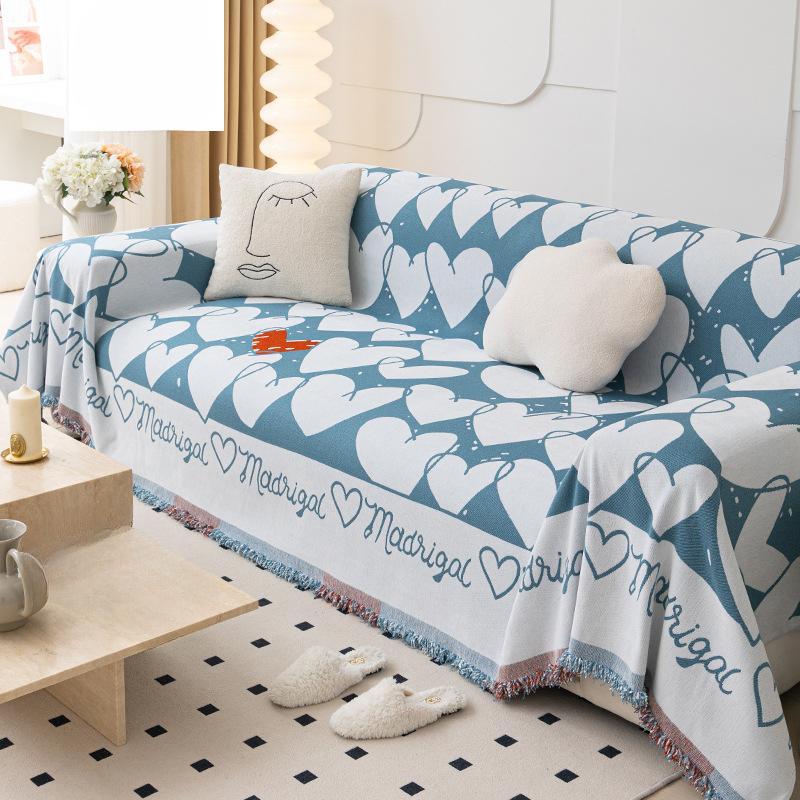 Chenille Skin-Friendly Anti-Scratching Sofa Heightened All-Inclusive Full Set Four Seasons Universal Non-Slip Sofa Cover Sofa Cushion