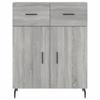 Highboard Gray Sonoma 69.5 x 34 x 180 cm Particleboard