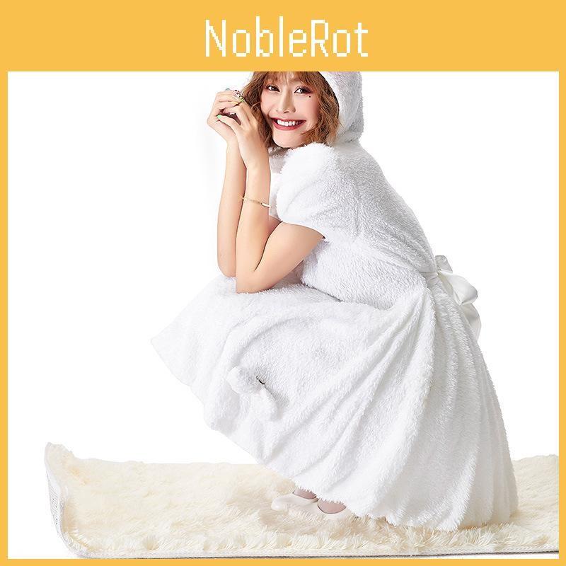 White Bunny Animal Cosplay Costumes Dress Halloween Party Performance Stage