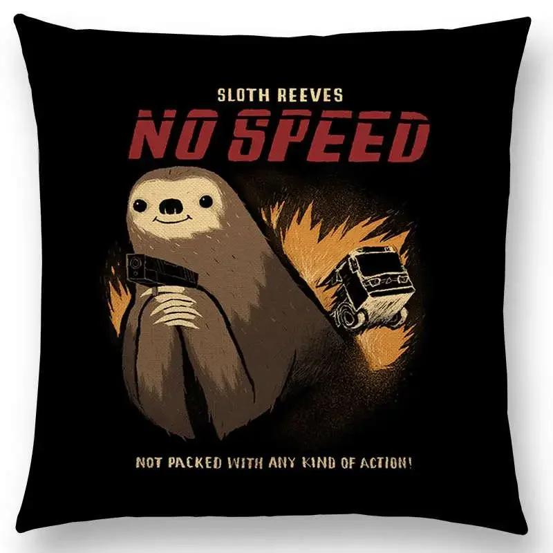 Magical Animals Sofa Throw Pillow Case Fantasy Adventure Fairy Tales Bear Walrus Wild Boar Bird Dog Cushion Cover