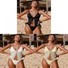 Bikini Swimwear For Women With Lace Double Layer Fabric For Poolside Beachwear