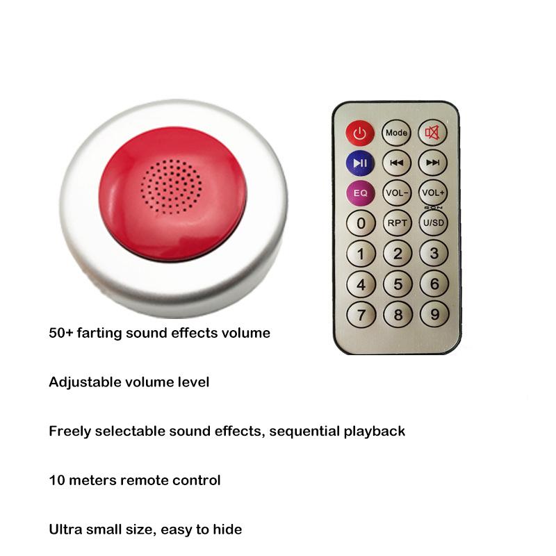 Novelty Funny Simulation Fart Machine Toy Creative Fool's Day Pranks Remote Control Farting Machine Toy Bored At Work Spoof Toys