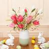 Fake Love Beerenblume Künstliche Tulpenblumen Handgemacht Real Touch Simulation Große Tulpe 38 cm Luxuriöser Falscher Tulpenzweig