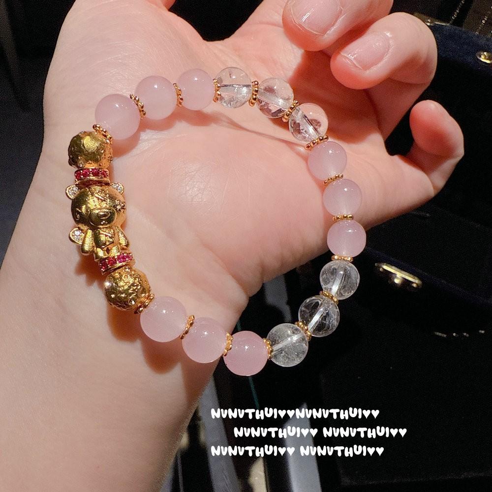 Ancient Flower Silk Screw, Four Beauty Diamond Tube, Lucky Bead Bracelet, New Chinese Style, Point Diamond, Xingmang Passepartout Necklace, Set.