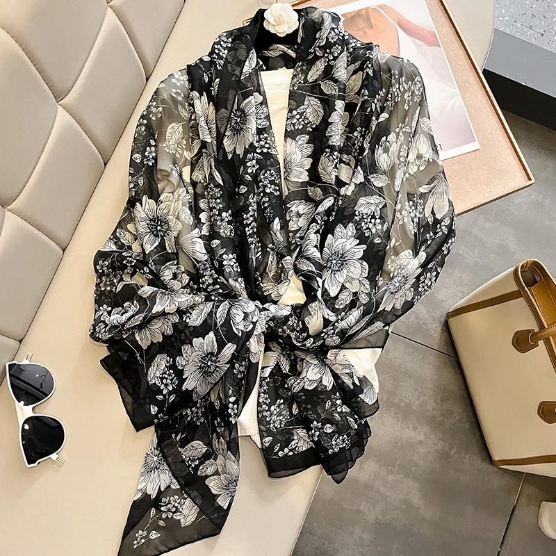 

Fashion Couple Style Sunscreen Shawls Luxury Cashmere Scarf For Gift Winter Pashmina Scarves New 180X130Cm Warm Silk Hijab 180X130CM