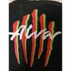 Used Alva T-shirt Black Gradient Logo Double-sided Print FJ