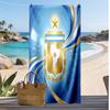 Argentinien Fußball Druck Strandtuch Schnelltrocknend Super Saugfähig Weich Badetuch zum Schwimmen Strand Reisen Fan Souvenir Geschenk