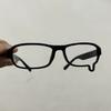 Unisex Personality Black Teardrop Glasses Frame No Lenses Anime-Shaped Photography Stage Performances Cosplay Eyeglasses