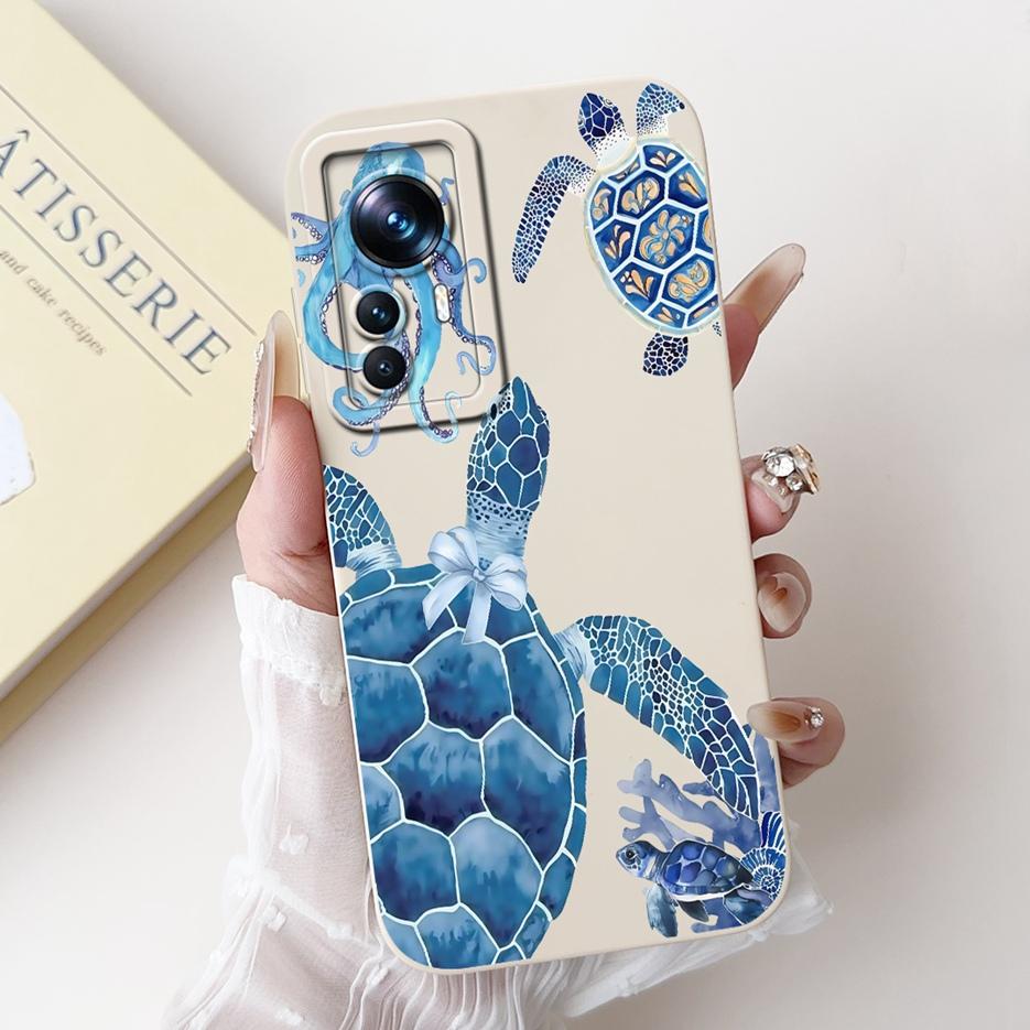 For Xiaomi 12T Pro Case Cute Cartoon Fashion Painted Cover Soft Silicone Phone Case For Xiaomi Mi 12T Pro Mi12T 5G Fundas Bumper