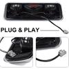 PIT66 3Rd Brake Light Compatible With 2004-2008 Ford F150 High Mount Center Rear Roof Third Cargo Light Parking Light Halogen Clear/Red Lens Tercera