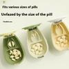 Portable Tablet Splitter Pill Box With Hidden Storage Tablet Container Tablet Cutter Tablet Crusher Tablet Container