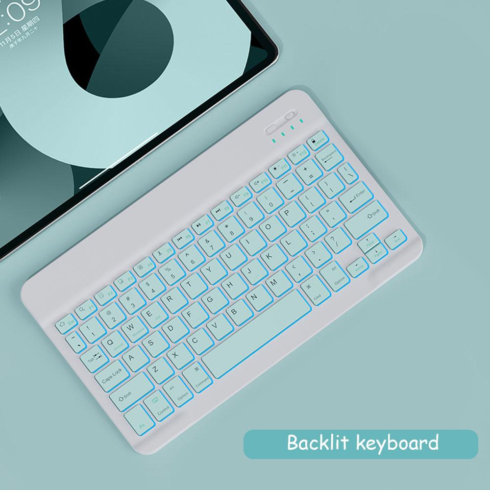 Drahtlose Bluetooth-Tastatur und -Maus, Russisch, Französisch, Portugiesisch, Spanisch, Koreanisch, für Android, iOS, Windows Phone, Tablet, iPad