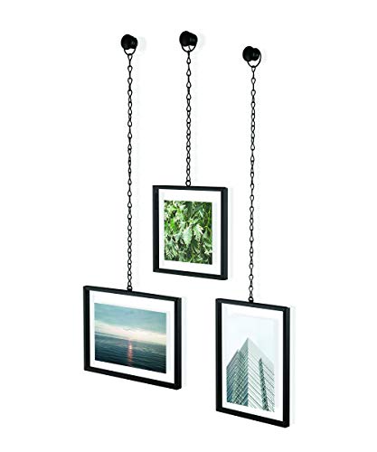 

Фоторамка Umbra Fotochain, 4 x 6 и 4 x 4 , черная, набор из 3 шт.