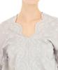 Narue Gray AO Lace Pajama Set Women's (Size 60)