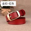 Women'S Belt Trendy Leather Cowhide Leather, Women'S Belt Decoration