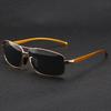 Men Vintage Metal Sunglasses Aluminum Magnesium Frame UV400 Anti Glare Driving Sun Glasses Fashion Eyewear for Men