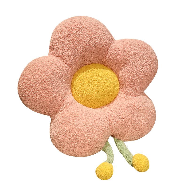 Thickened Warm Flower Cushion Bedroom Floor Cushion Office Waist Cushion Dormitory Seat Cushion Cute Hip Cushion Seat Cushion