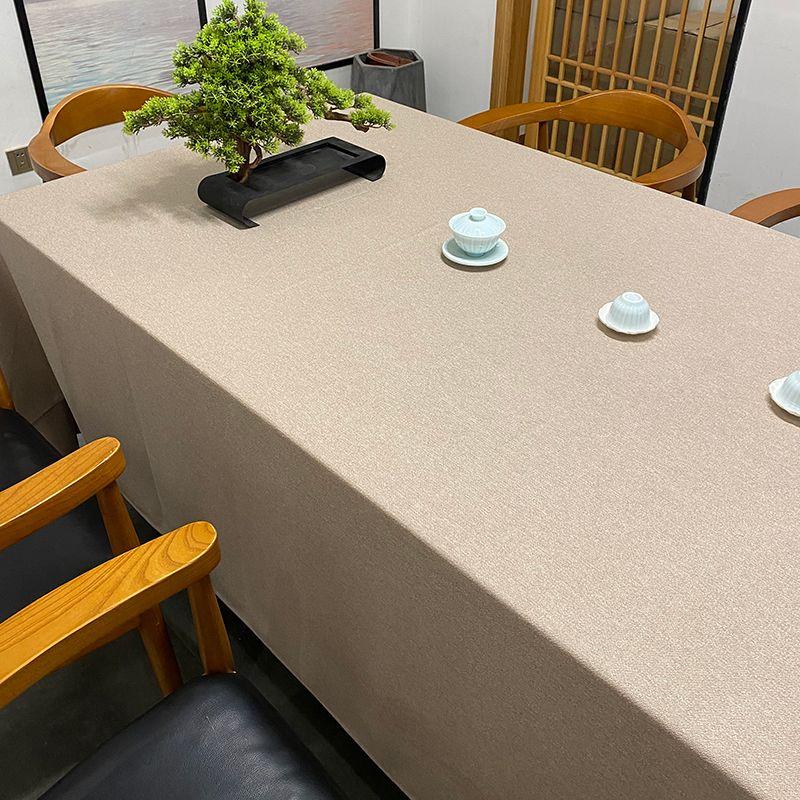 

Chinese Style Tea Table Cloth Zen Coffee Table Cloth Tablecloth Rectangular Conference Tablecloth Dining Table Desk Fabrics Tablecloth Fancy Classic khaki (without table runner) 100*140cm