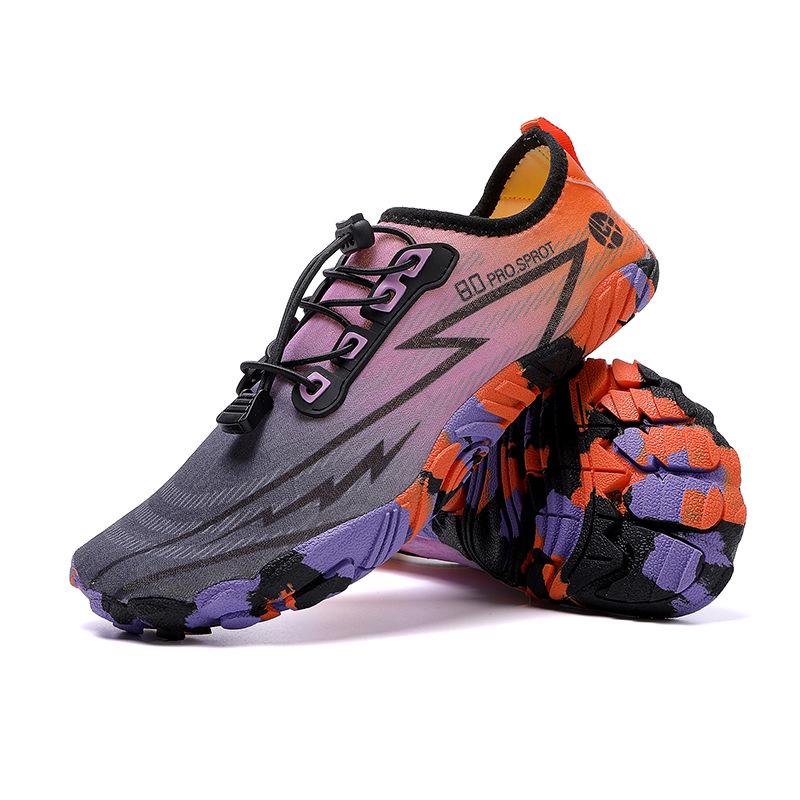 Barefoot Five-Finger Yoga & Sports Shoes - Men's & Women's Non-Slip Breathable Athletic Footwear for Jump Rope & Trekking.