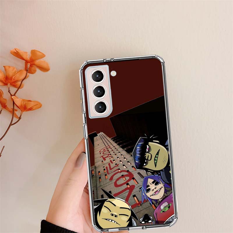 Gorillaz Anime Handyhülle Für Samsung S24 S25Edge Galaxy S22 S25 Ultra S21 S23 FE S20 S10 Plus S10E Hülle Schale Coque Klar Sili