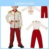 Enchanting Anime Snow White Boy Prince Charming Cosplay Costume For Christmas Masquerade
