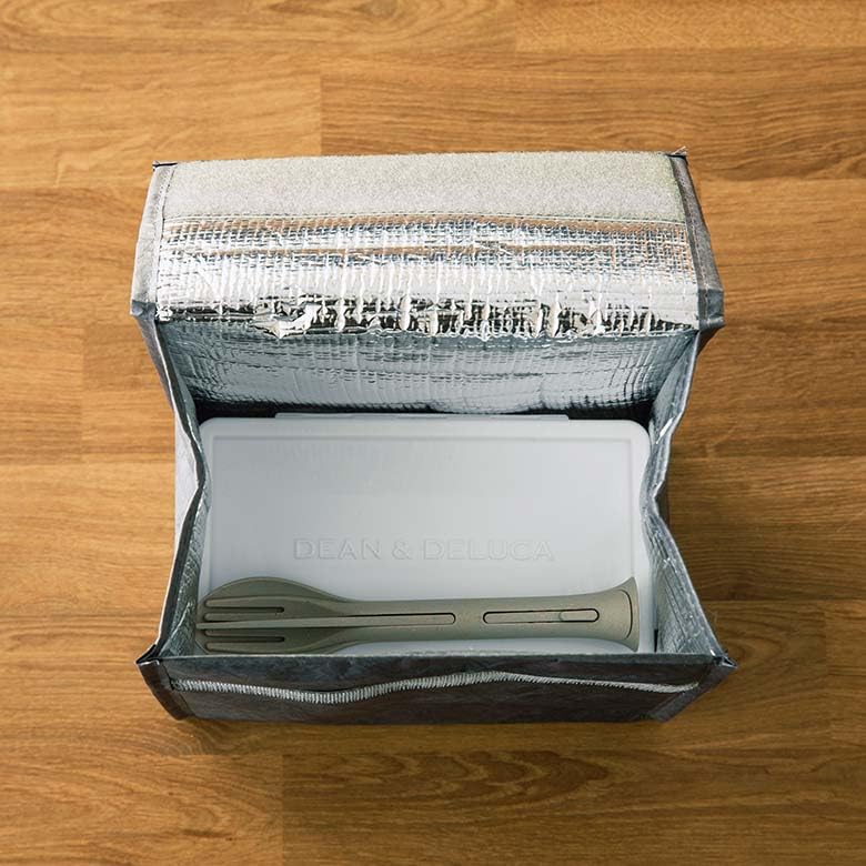 DEAN DELUCA Mittagessen Mikrowelle und Spülmaschine Kompaktes und einfaches Design & Box, Mittel, Weiß, 800ml, Sicher,