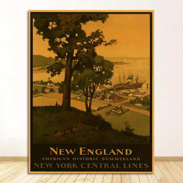 

Живопись, винтажные настенные картины, крафт-постеры, наклейки на стену с покрытием, украшение для дома, подарок, путешествие в Шотландию, Англию, холст 21cm×30cm NoFrame