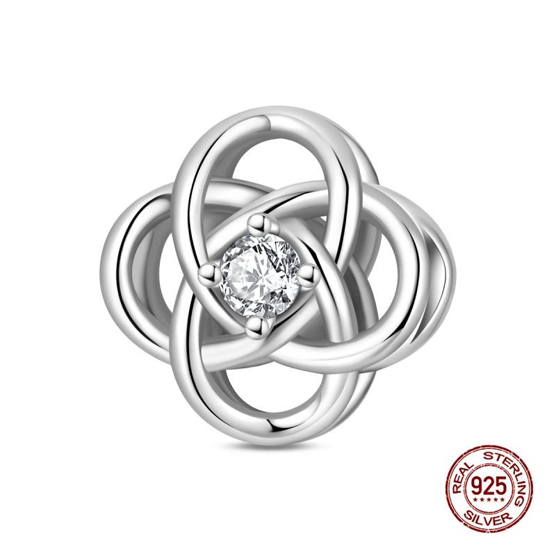 Charms Copper Romantic Ice And Snow Glass Beads Charms Fits 3Mm Original Bracelet Necklace Womens Diy Fine Jewelry Gift New