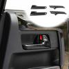 For Toyota 4Runner 17-23 Black Wood Car Inner Door Handle Cover Trim Accessories