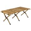 Iris Ohyama Wood Roll Table Width Approx. 121 X Depth Approx. 60 X Height Approx. 44 Acacia Natural Wood Storage Bag Included Easy Assembly Outdoor Ca