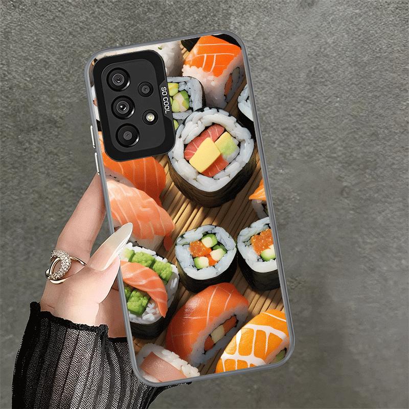 

Delicious Sushi Bento Shockproof Phone Case for Samsung A17 A16 A15 A14 A37 A57 A36 A56 A26 A35 A55 A25 A34 A54 A24 A13 A23 A33 Samsung A06