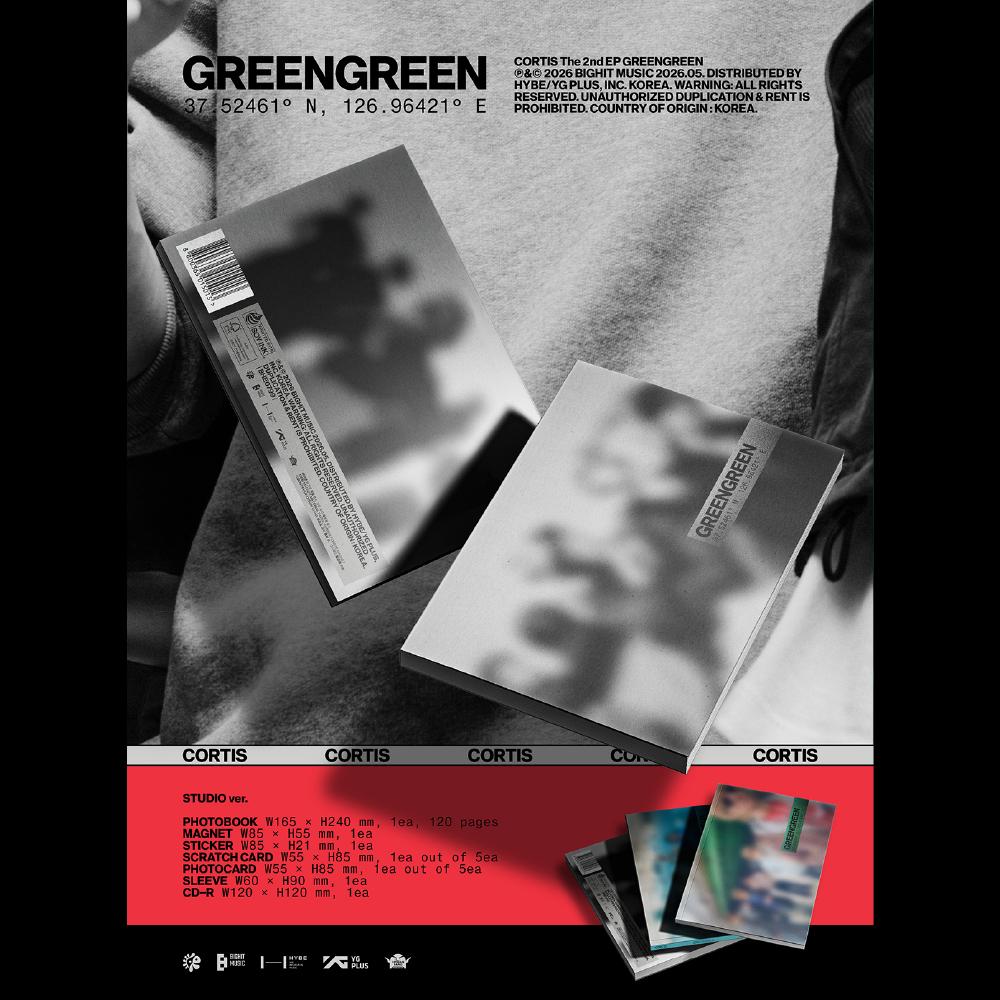 Pre-order CORTIS The 2nd EP GREENGREEN Album Standard ver. & SHOP POB