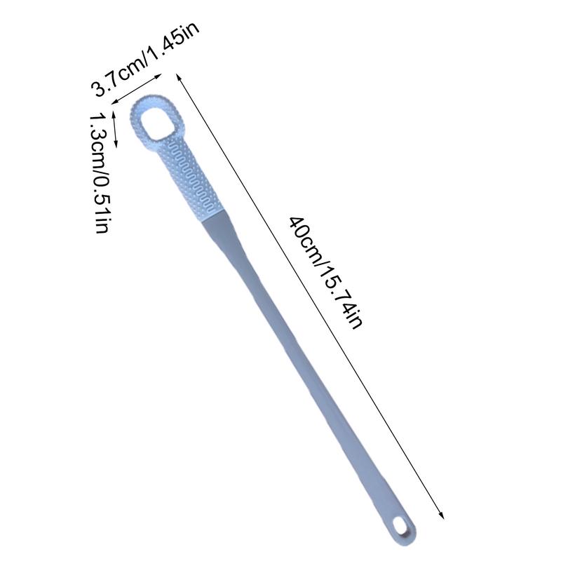 

Щетка для чистки пальцев ног с длинной ручкой, скребок для ног в душе, силиконовая щетина, щетка для чистки между пальцами ног, скребок для ног для пожилых людей 1PCS синий