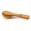 Natural Bristle Facial Brush – Exfoliating Skin Care Tool with Wooden Handle for Face and Body, Suitable for All Genders