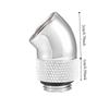 2PCS G1/4 Water Cooling Connector Silver Adapter Connector Fitting Adapter  Water Cooling System