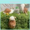 Schnecken-Plüschtier aus weichem Kurzflor für Kleinkinderspiel und als Geschenk