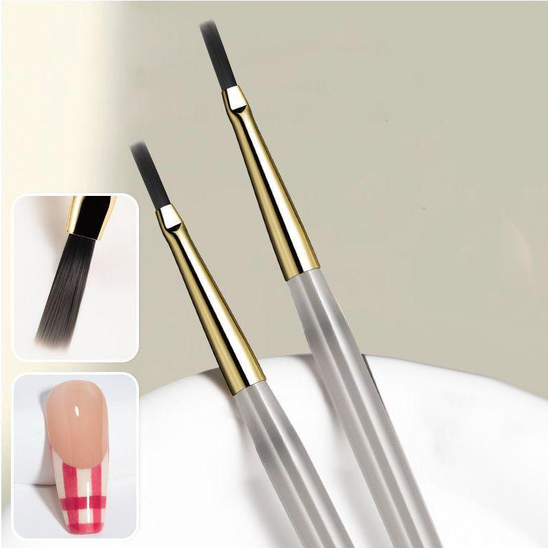 Nail Art Painting Brush Acrylic Lines Pen Stripes Grid Flower Butterfly Drawing Watercolor Brushes Uv Gel Diy Design Manicure