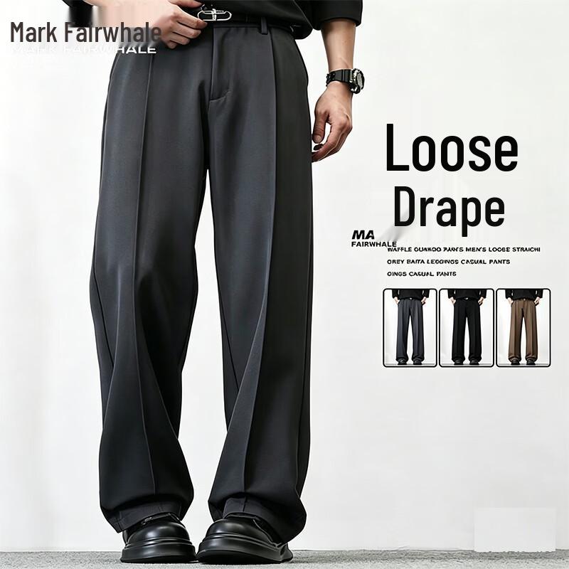 

MARK FAIRWHALE Men s Summer Lightweight Breathable Casual Straight-Leg Pants S
