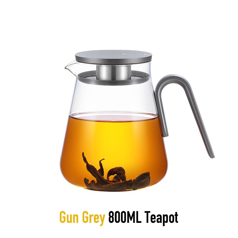 Samadoyo-High Borosilicate Glass Tea Pot, Fruit Tea Pot, Afternoon Tea Set with Filter