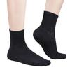 YUEDGE Black Athletic Socks for and Cushioned Cotton Quarter Socks for Commuting and Sizes Men's Golf, Tennis, Fitness, Training, Running.