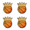 10pcs Wholesale Sports Theme Embroidered Patches On Clothes Jackets Cartoon Basketball Decoration Iron On Patches For Clothing 