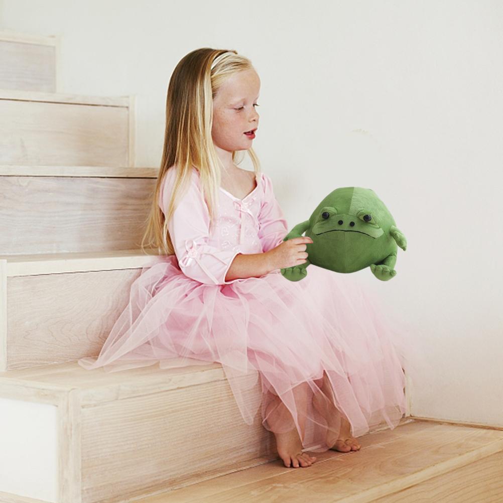 Pelúcia Fofa Feia de Sapo Desenho Animado Brinquedos de Animais de Pelúcia Decoração de Casa Presente para Crianças Meninas Meninos