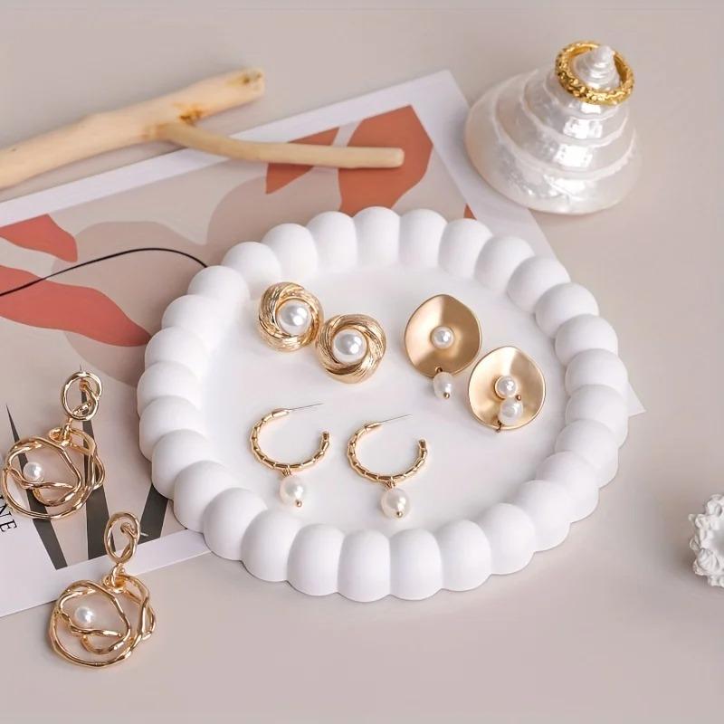 DIY Blasen Untersetzer Silikonform Gips Epoxid Beton Zementform Handwerk Geschenk Schmuck Aufbewahrungstablett Heimdeko