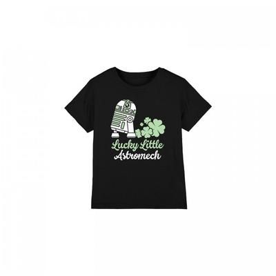Childrens/Kids Lucky Astromech St Patricks Day T-Shirt