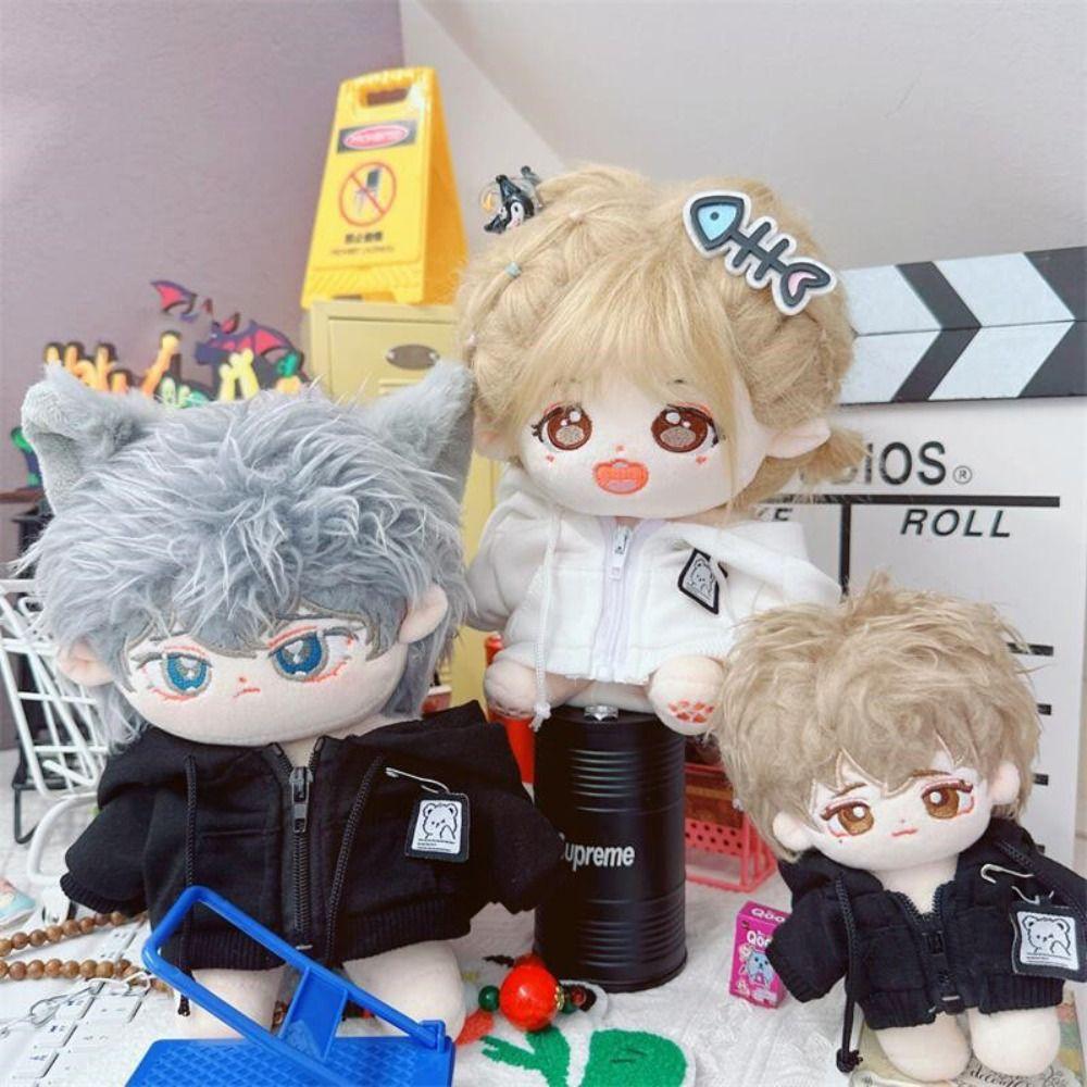 2 Colors Doll Hoodies Fashion Plush Doll Coat 10/20cm Cotton Dolls/1/12 BJD Dolls