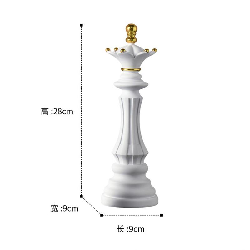 

Статуэтка из смоляных шахмат Домашний декор Ретро фигурки животных Декор для комнаты для украшения дома Аксессуары для скульптуры шахматных фигур Аксессуары